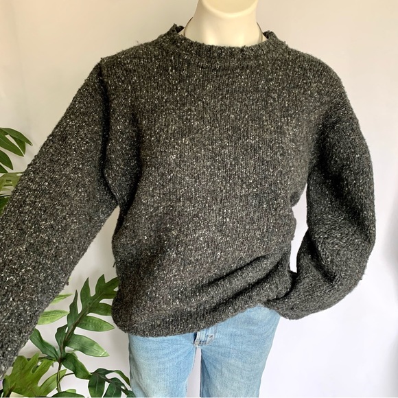 v i n t a g e :: Slouchy Grunge Grandpa Knit Wool Sweater - Picture 8 of 8